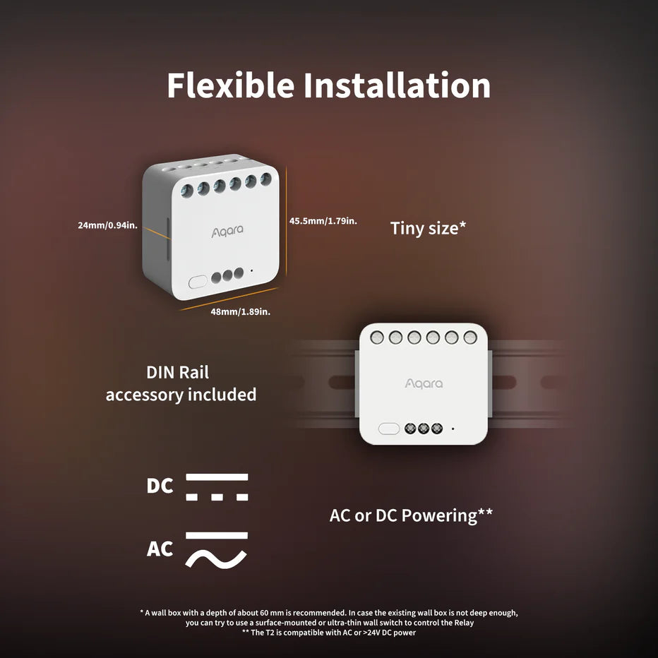 Aqara Dual Relay Module T2 - Automation HQ