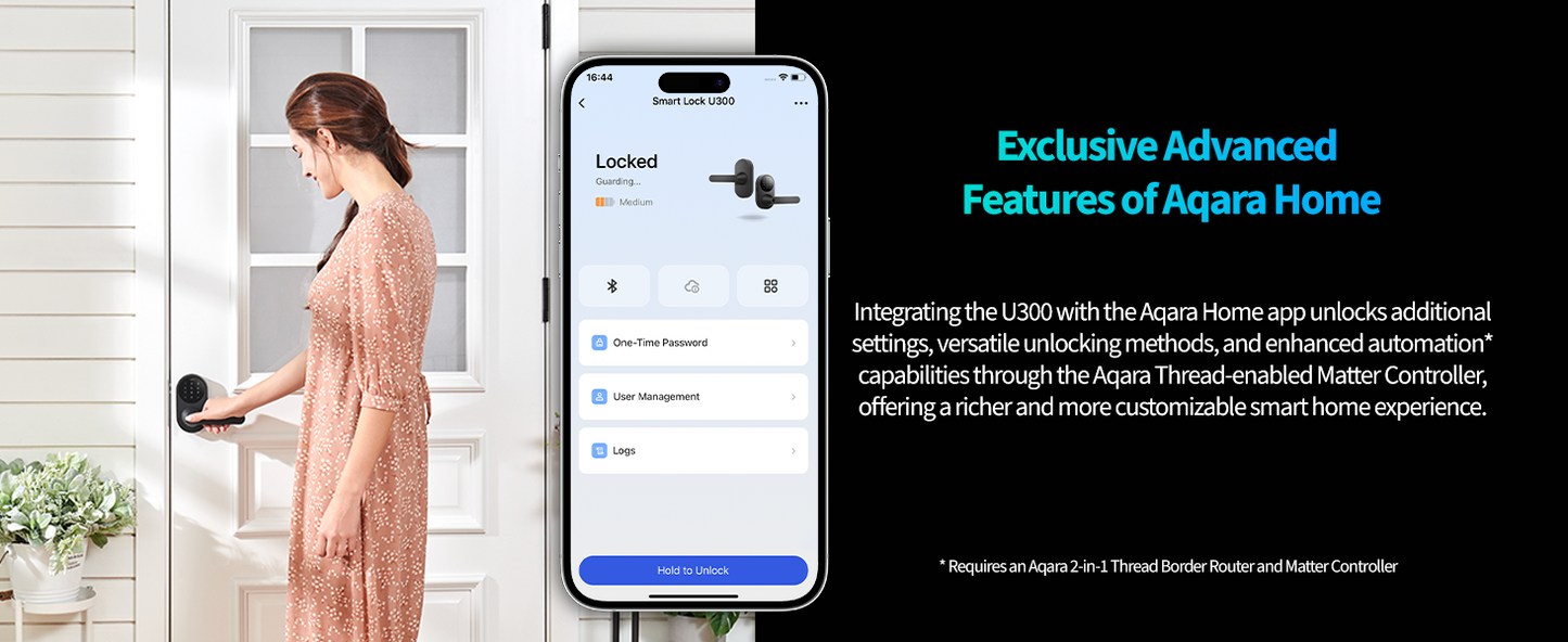 Aqara Smart Lock U300 Thread Version - Automation HQ