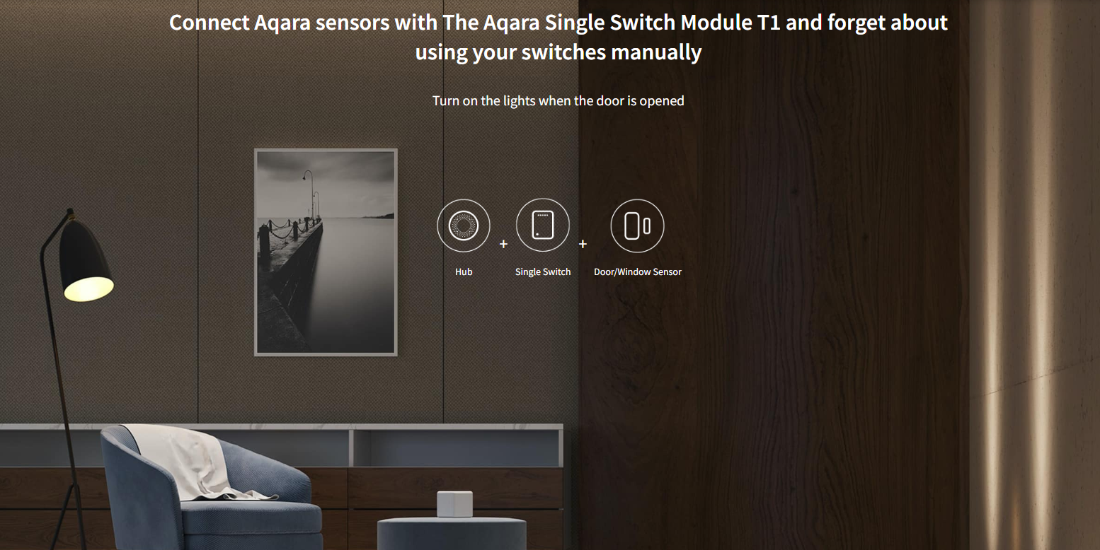 Aqara Single Switch Module T1 With Neutral - Automation HQ