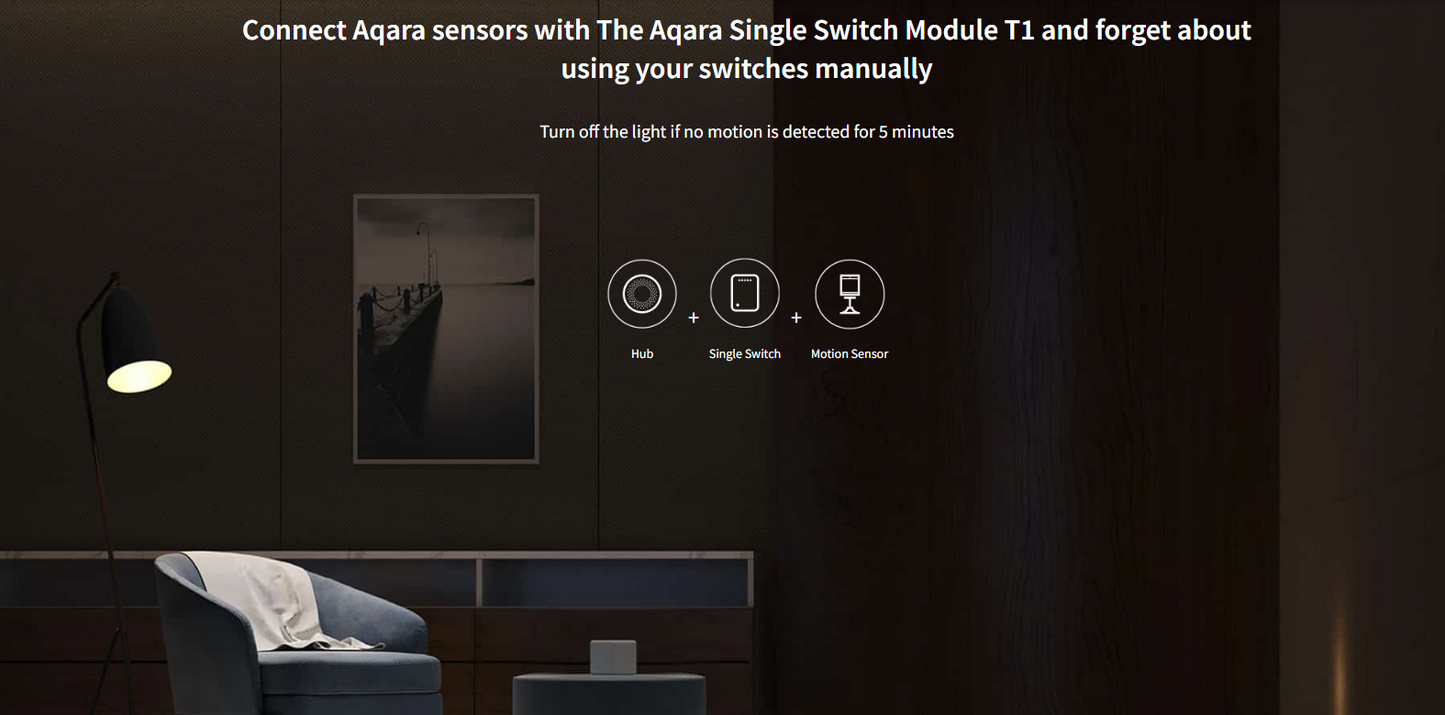 Aqara Single Switch Module T1 With Neutral - Automation HQ