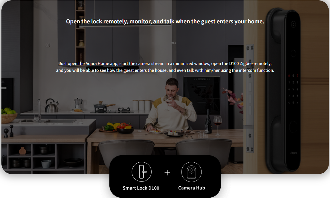 Aqara Door Lock D100 Zigbee - Automation HQ