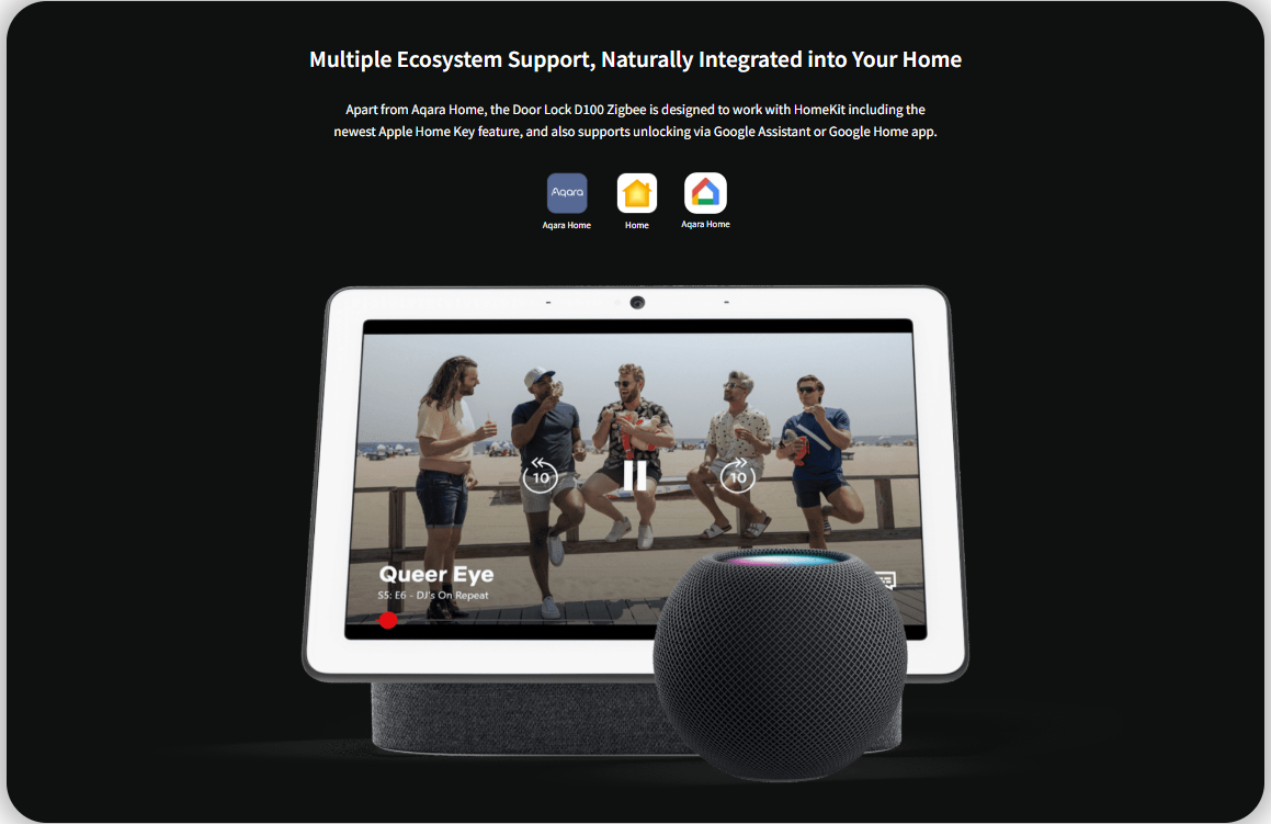 Aqara Door Lock D100 Zigbee - Automation HQ