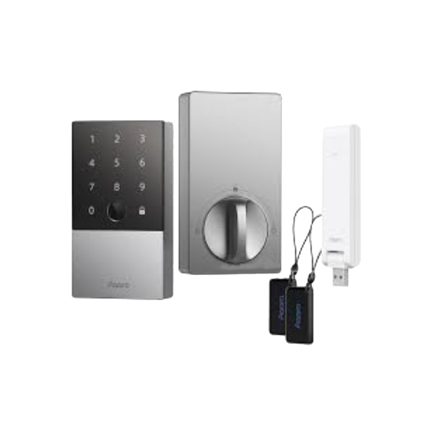 Aqara Smart Lock U100 [Offline E1 Kit Includes- 1 x E1 Hub, 2 x NFC Cards] - Automation HQ