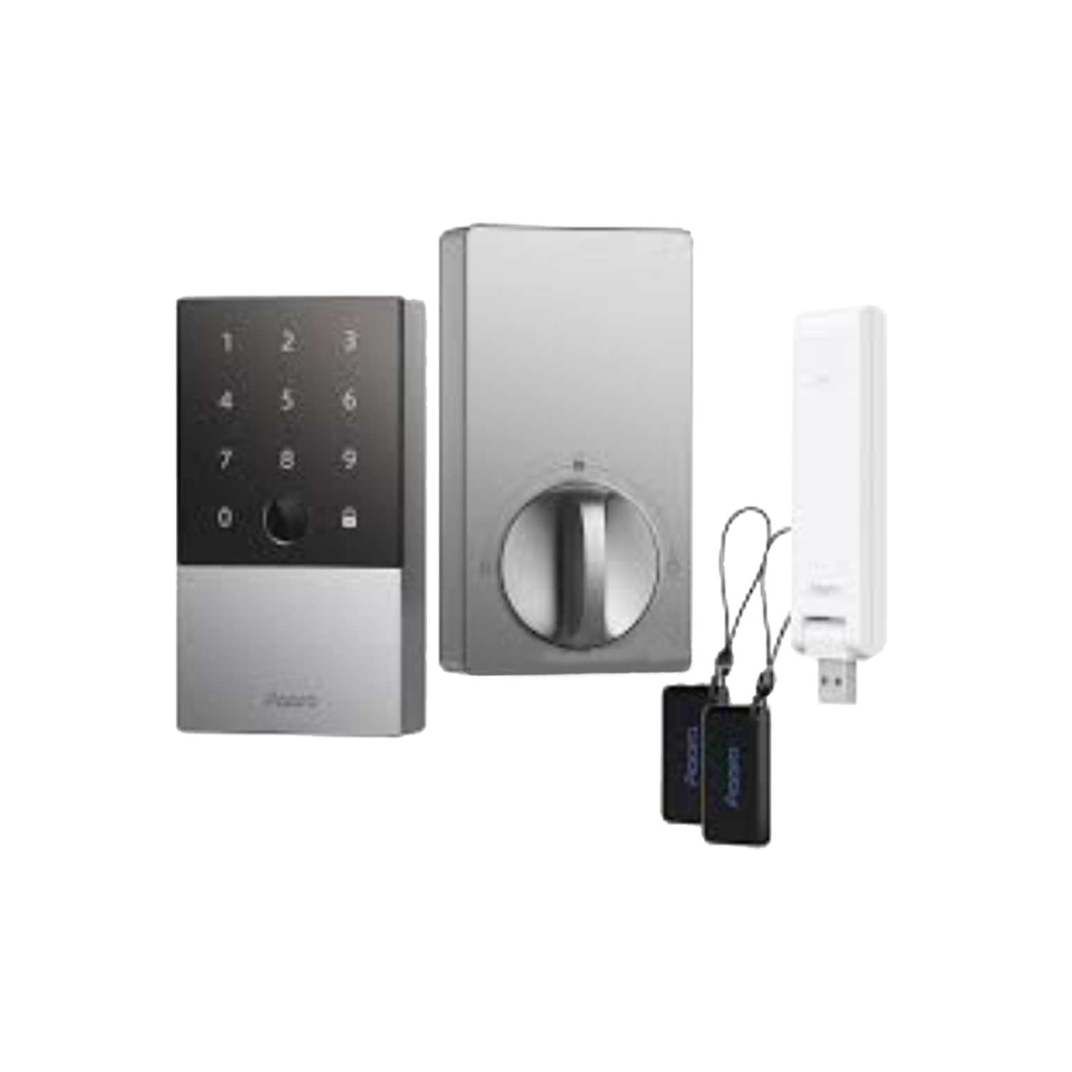 Aqara Smart Lock U100 [Offline E1 Kit Includes- 1 x E1 Hub, 2 x NFC Cards] - Automation HQ