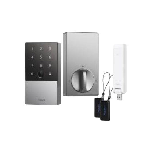 Aqara Smart Lock U100 [Offline E1 Kit Includes- 1 x E1 Hub, 2 x NFC Cards] - Automation HQ