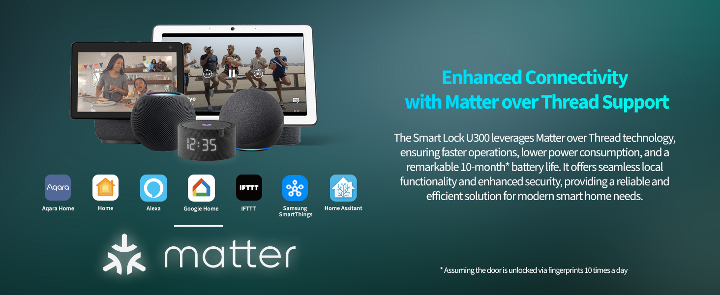 Aqara Smart Lock U300 Thread Version - Automation HQ